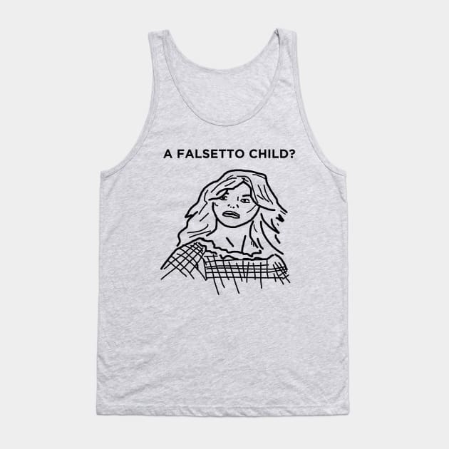 A Falsetto Child Tank Top by Hoagiemouth